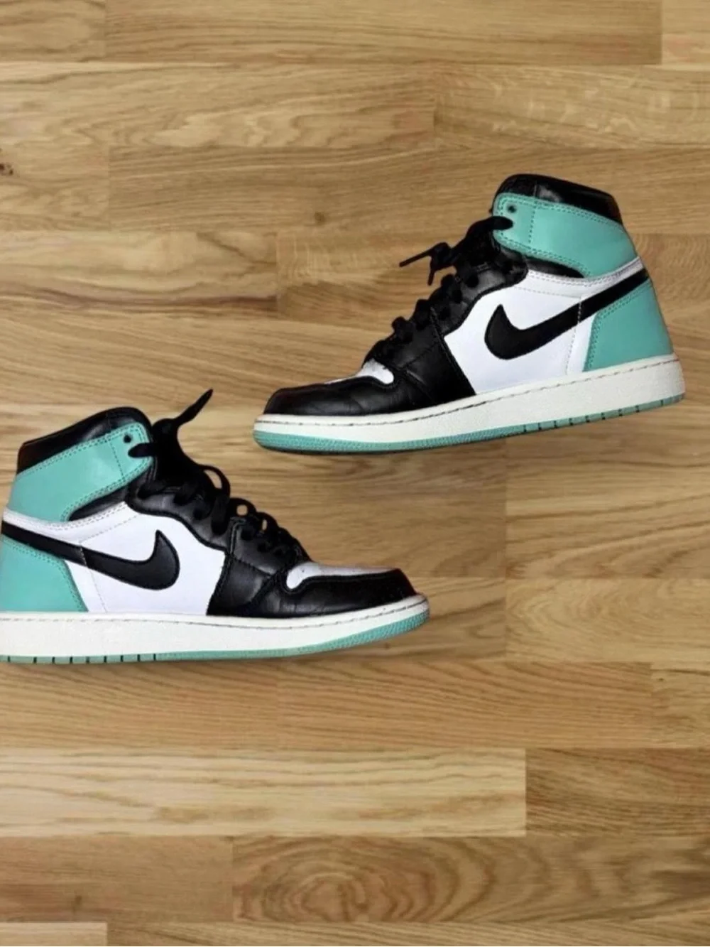 Nike Air Jordan 1 - White, Black & Teal WMNS - 7